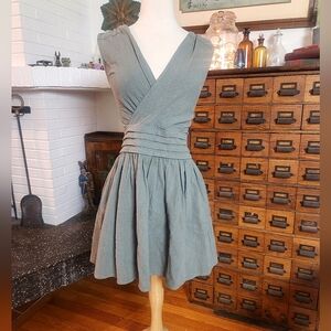 SIR the label Sea Foam Green Backless Dress